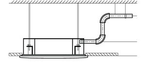 Built-in drain pump